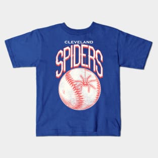 Retro Defunct Cleveland Spiders Baseball Kids T-Shirt